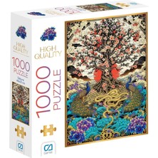 Skygo Sakura 1000 Parça 2,2mm Kalınlık 48X68CM Profesyonel Hobi Puzzle Yapboz Serisi