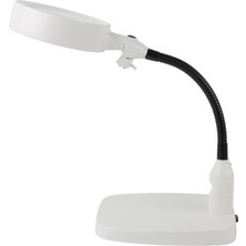 Masaüstü 10X LED Işıklı Büyüteç Okuma El Sanatları Onarım Büyüteç 7765