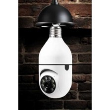 Skygo Wifi Kamera Duylu Ampul Görünümlü 360 Derece Dönebilen Ev Kamerası