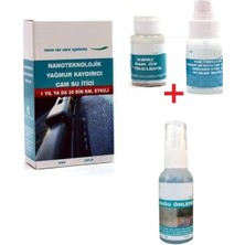 2 Li Set Hidrofobik  Yağmur Kaydırıcı Cam Su Itici - Buğu Önleyici Sprey