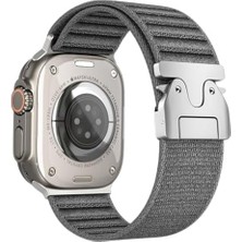 Skygo 46MM Kayış, Metal Klipsli Toka, Örgü Kumaş