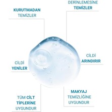 Skygo The Vivia Sebum Dengeleyici, ve Siyah Nokta Karşıtı Yüz Temizleme Jeli Tüm Cilt Tipleri 200 ml