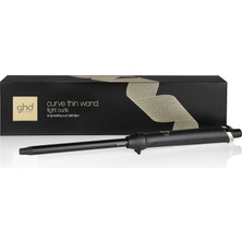 Skygo Ghd Eğri Ince Değnek, Klipssiz Profesyonel Saç Maşası, Siyah