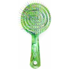 Skygo Pro Üç Boyutlu Oval Saç Fırçası - 17 Yeşil Mermer