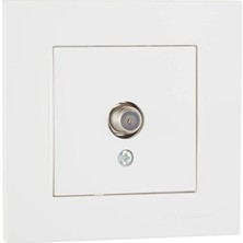 Normadia Yüksek Kaliteli Beyaz Renkli Tv Piriz F Dişi – Güçlü ve Güvenilir Performans