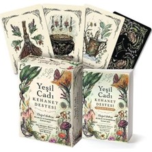 Skygo Yeşil Cadı Kehanet Destesi: Doğal Sihrin Bilgelik ve Içgörüsüne Kucak Açın, 50 Kartlık Deste ve Rehber Kitap