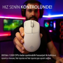 Skygo IMG-329MXT Empousa Bluetooth++Wired 3 Mod Rechargeable 12000 Dpi Macro Keys Gaming Mouse