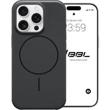 Skygo Kablosuz Şarj Ile Uyumlu Sert Mika Çizilmeye Dayanıklı Koruyucu Kılıf Ince Form Mikrofiber Kaplama (Gece Siyahı, 16 Pro Max)