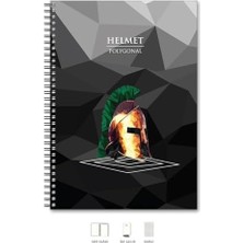 Skygo A4 Defter Kareli 200 Syf Kask Polygonal