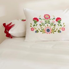 Skygo %100 Pamuk 2'li Yastık Kılıfı Pudra