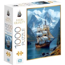 Skygo Manzara ve Gemi 1000 Parça 2,2mm Kalınlık 48X68CM Profesyonel Hobi Puzzle Yapboz Serisi