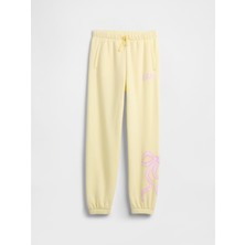 Gap Kız Çocuk Sarı Relaxed Gap Logo Jogger Eşofman Altı