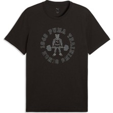 Puma Graphic 2 Erkek Siyah Antrenman T-Shirt.01