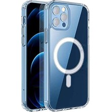 Skygo 14 Pro Max Için Özellikli Çok Şık Şeffaf Kılıf Kristal Full Koruma