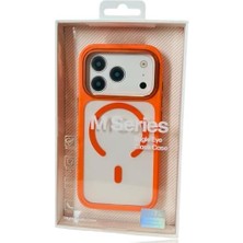 Skygo 17 Pro, Turuncu Çerçeveli Şeffaf Koruyucu Kılıf, Yüksek Kaliteli Telefon Koruma Silikon