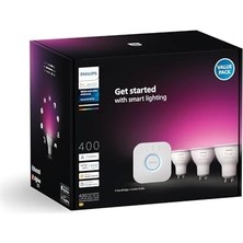 Skygo 4.2W GU10 Renkli Spot Akıllı Ampul 3'lü Başlangıç Seti