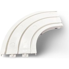 Skygo 3 Raylı Perde Rayı Korniş 90° Dönüş Köşe Aparatı