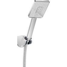 Skygo Rhea Paslanmaz Çelik Örgülü Spiralli Askılı Duş Seti