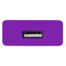 Skygo Akıllışarjcihazı 2.1A Şarj Aleti + 120CM Type-C Kablo Mor 2SCS20CMR