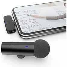 Skygo Fifine M6 Kablosuz Yaka Mikrofonu - Youtuber - Tiktok - - Type C Bilgisayar