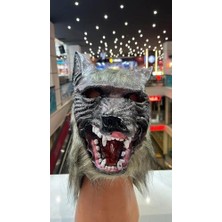 Skygo Halloween Kurt Köpek Maskesi, Korku Maskesi, Bayramı Aksesuarları, Halloween Kostüm Aksesuarı, Şaka Oyunları ve Korku Maskeleri