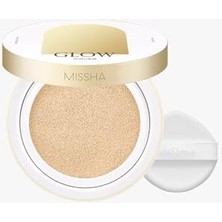 Skygo Işıltılı ve Cam Cilt Görünüm Sunan Hafif Dokulu Cushion SPF40++ Glow Cushion (No.23)