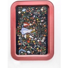 Skygo EVLE-EE169-9A Alices Desenli Dikdörtgen Tepsi 32X43 cm (Alices)