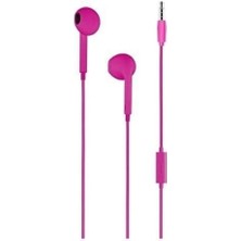 Skygo Taks Kumandalı ve Mikrofonlu 3.5 mm Girişli Kulakiçi Kulaklık Pembe 5KMM124P (2 Yıl Ttec Garantili)