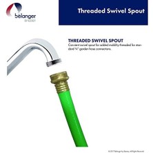 Skygo Pak EBA40WCP Çift Saplı Orta Set Çamaşır Veya Yardımcı Lavabo Bataryası, Cilalı Krom