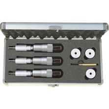 Asimeto Iki ve Üç Nokta Temaslı Iç Çap Mikrometre Seti Mekanik 2-3mm AS-209618