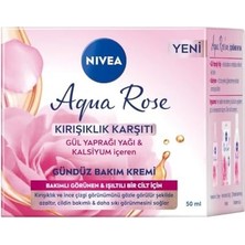 Skygo Aqua Rose Kırışıklık Karşıtı Gündüz Yüz Bakım Kremi 50ML, Kalsiyum, Ince Çizgi Görünümü, Sıkı Cilt