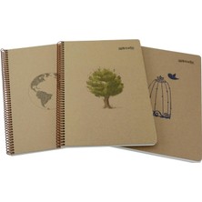 Skygo Mynote Kraft Defter A4 120 Yp Cızgılı