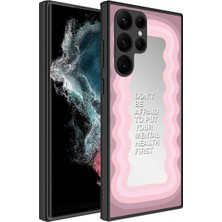 Skygo Galaxy S22 Ultra Kılıf Ayna Echo Kapak Dayanıklı Darbe Karşıtı Koruyucu Tasarım (Galaxy S22 Ultra, Ayna)