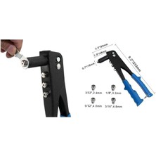 Skygo Kalınlık Tek Yönlü El Perçin Tabancası 40 Yedekli ve 4 Çeşit Perçim