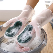 Marsilyan Silikon Bulaşık Yıkama Eldiveni