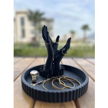 Skygo Çok Amaçlı Dekoratif Tabak (Siyah)