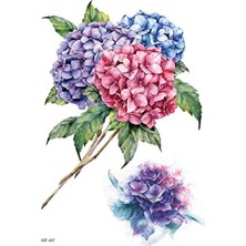 Skygo Ortanca Geçici Dövme,geçici ,vücut Dövme,kol Bilek Dövme,boyun Dövme,sırt Dövme