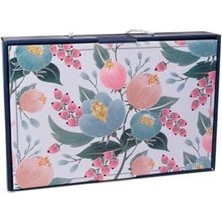 Skygo 6'lı Desenli Porselen Kase Seti 320 Ml, Çorbalık, Kahvaltılık, Atıştırmalık Kase Hediyelik Kutulu,çok Renkli, FAN04