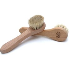 Skygo 4'lü Bakım Seti Selülit Giderici Masaj Aleti Lenf Drenaj Masajı Akapunktur Doğal At Kılı Sıkılaştırıcı Vucüt Fırçası Gençleştirici Yüz Bakım Fırçası Ponza Topuk Taşı Kişisel Bakım Peeling