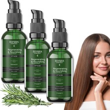 Skygo Biberiyeli Saç Serumu 3'lü Set Hızlı Uzama Etkili ve Dökülmeye Karşı - Organik Argan Yağı, Vitamin E, Keratin