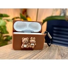 Skygo Pro - Pro2 ile Uyumlu Ayıcık Tasarımlı Kalın Silikon Kılıf - Kahve