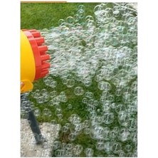 Skygo Lrs Store Işıklı Pilli Köpük Baloncuk Makinesi Tabancası Şık Tasarım Bol Köpük Süper Bubble Gun, Çok Renkli