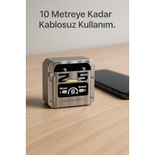 Skygo Qawistore M25 Tws Kablosuz Gaming Kulaklık Bluetooth 5.3 | Enc Gürültü Azaltma | Oyun ve Müzik Modu | LED Ekranlı Şarj Kutusu