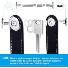 Skygo Ateaze Premium Anahtar Cüzdanı | Vegan Deri Anahtar Tutucu | 7 Anahtar Kapasiteli, Minimalist Tasarım, Dayanıklı & Şık