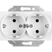 Skygo Beyaz 2li Top Priz Mekanizma