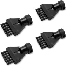 Skygo Orijinal Derz Fırçası Seti, 4 Fırçalı, Tüm Sc ve Deluxe Buharlı Temizleyiciler Için, Siyah