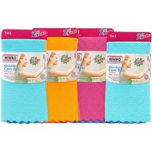 Skygo Desenli Kumaş 30X40 cm Iz Bırakmaz Mikrofiber Cam Bezi 8'li Set