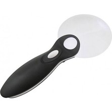 Marsilyan Kontrolü Için 10X 20X 2 LED Işıklı El Büyüteç