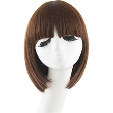 Marsilyan Kahverengi Küt Peruk Saç