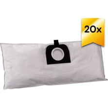 ARNICA - ELEKTRİKLİ SÜPÜRGE UYUMLU SENTETİK TOZ TORBASI - 20 ADET - SİYAH PLASTİK - ( UYUMLU MODELLER AÇIKLAMADA )